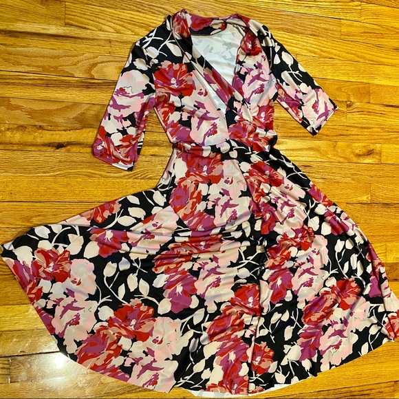 Dress Zara XS 2 0 knee medium length midi pink - Picture 4 of 7